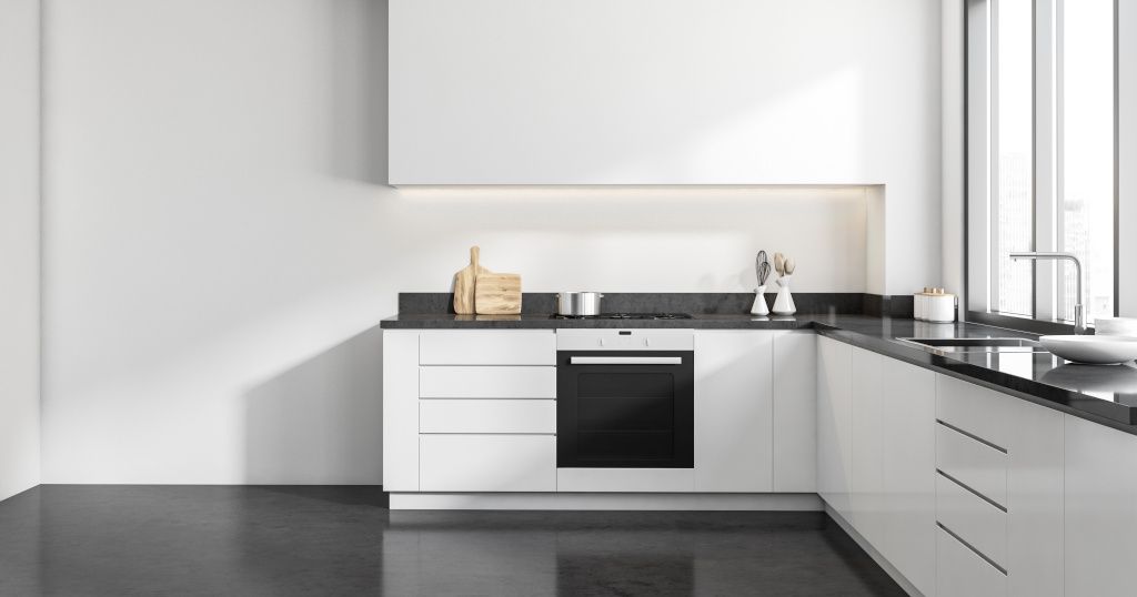 Minimalistic kitchen space